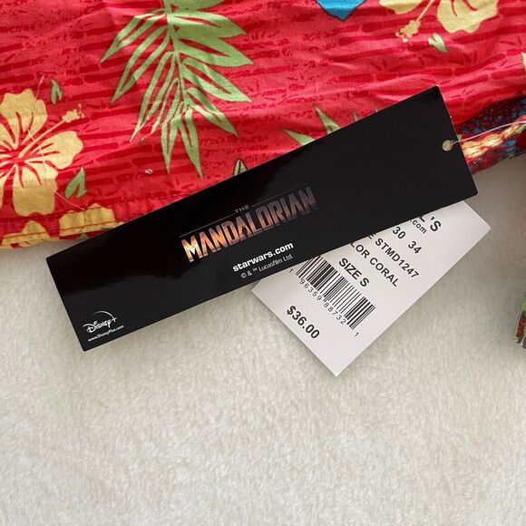 NEW Star Wars Mandalorian Hawaiian‎ Shirt The Child Baby Yoda Size Small S - Picture 12 of 12